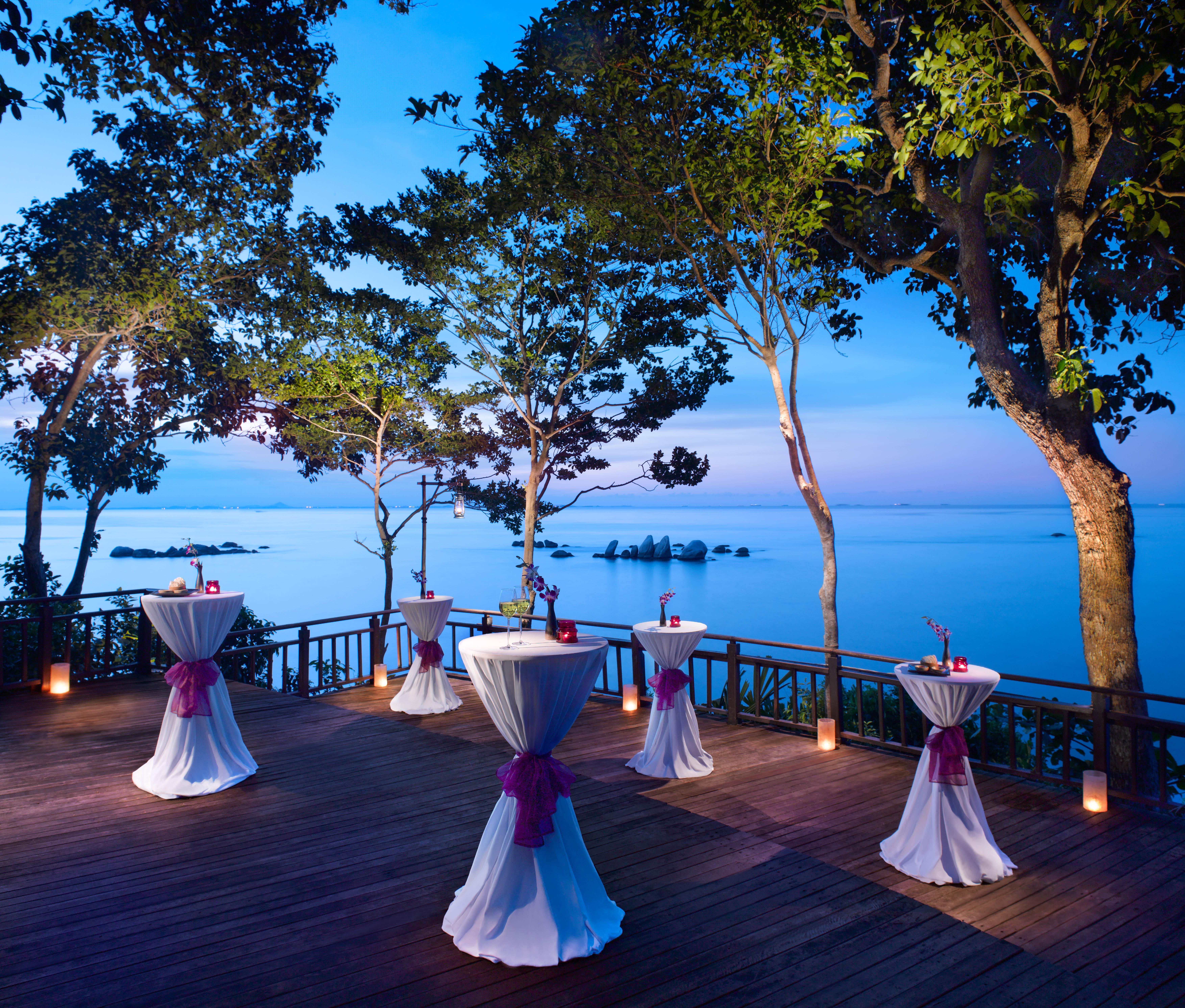 Banyan Tree Bintan Hotell Lagoi Restaurang bild